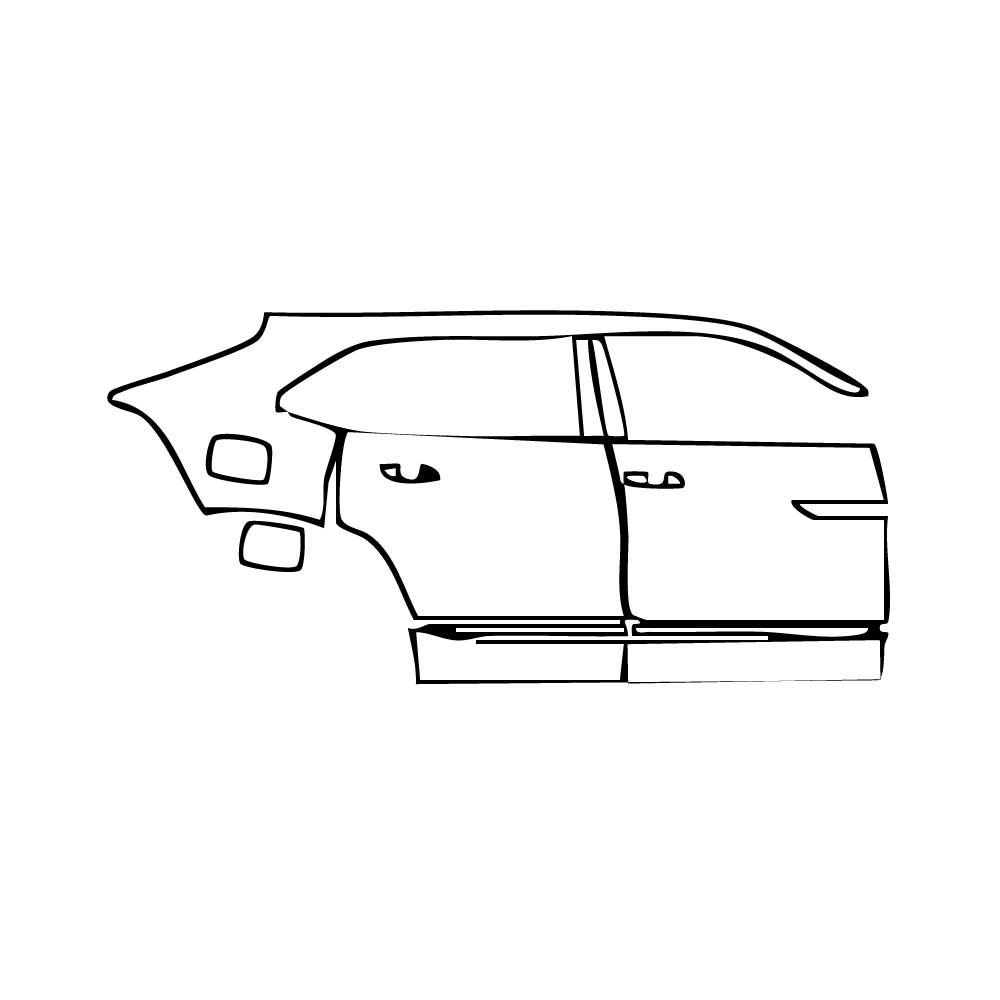 Pre-Cut PPF Volkswagen Teramont X 2021 - PPF-Kits