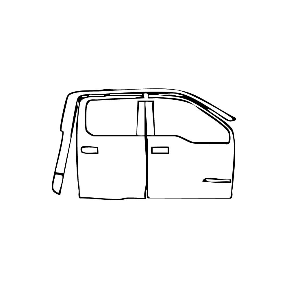 Pre-Cut PPF Ford Super Duty F-250 Crew Cab Limited 2020 - PPF-Kits