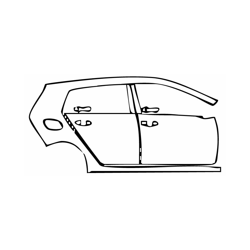 Pre-Cut PPF Volkswagen Golf Golf R-line 2018 - PPF-Kits