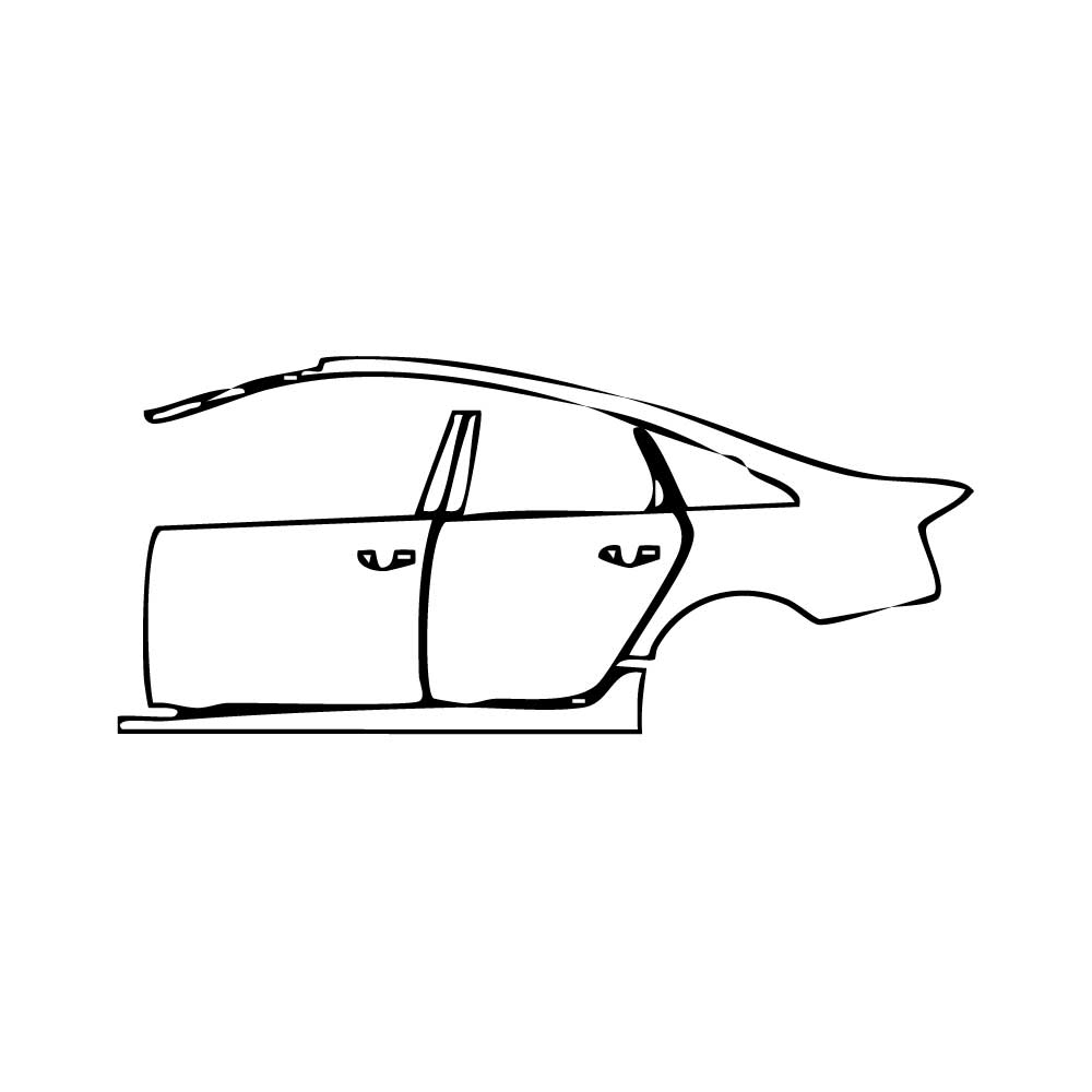 Pre-Cut PPF Audi A6 A6 Base 2012 - PPF-Kits