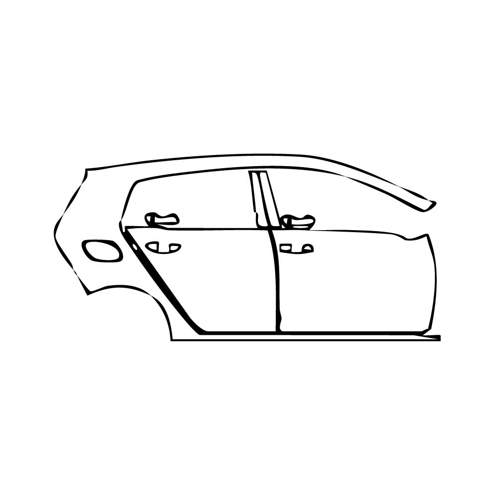 Pre-Cut PPF Volkswagen Golf Golf R-line 2014 - PPF-Kits