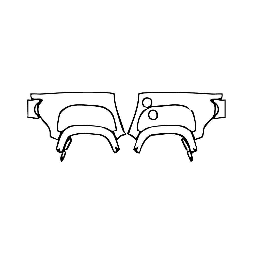Pre-Cut PPF Toyota Tacoma Double Cab TRD Pro 2025 - PPF-Kits
