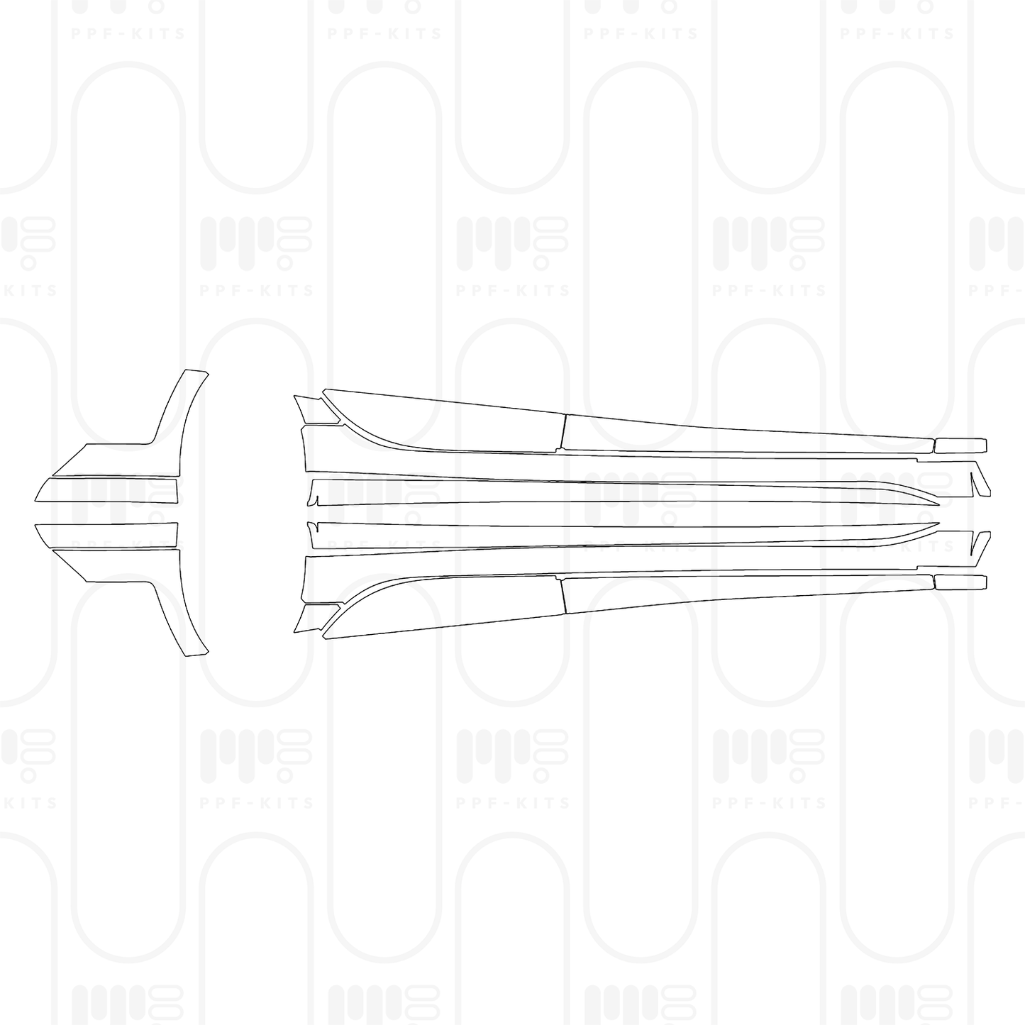 PPF prédécoupé BMW 2 Series Gran Coupe (Standard Wheelbase) Msport 2025