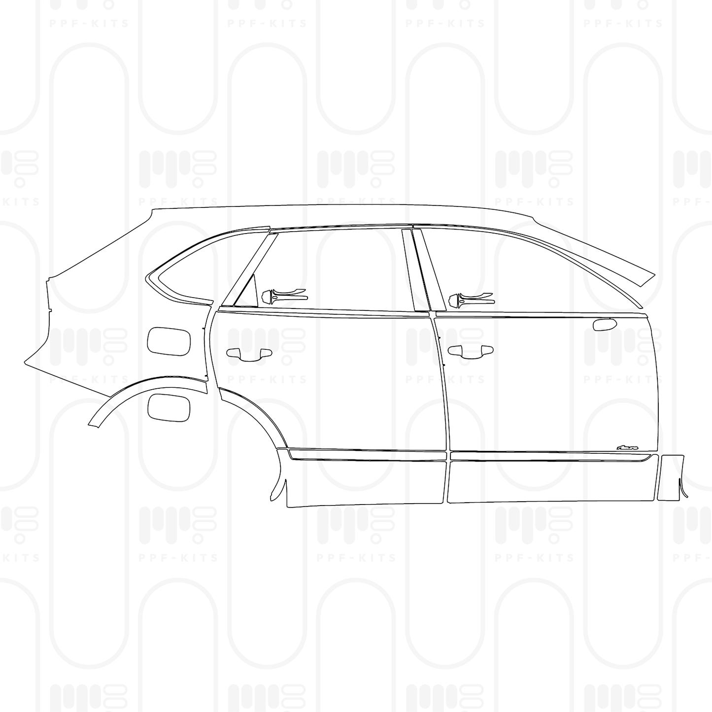 Pre-Cut PPF Bentley Bentayga Standard Wheelbase Azure 2025