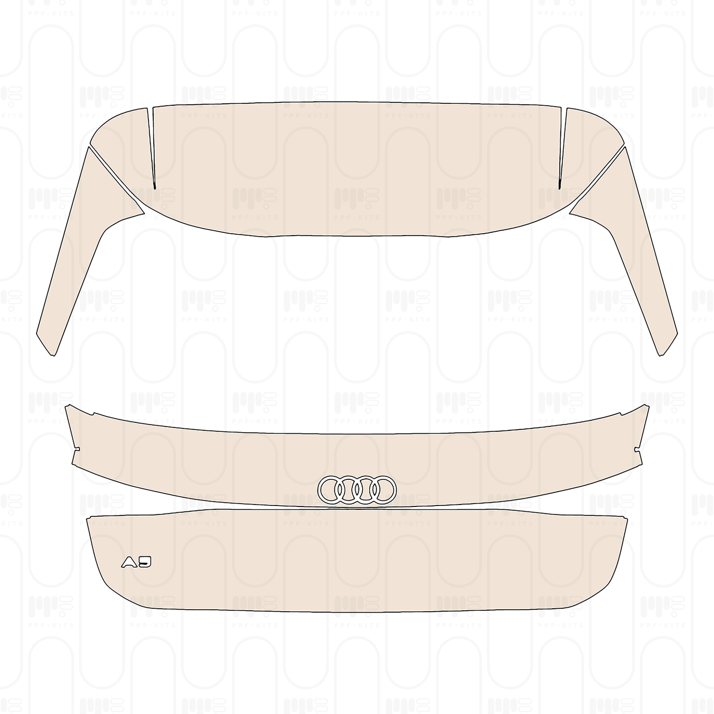 Trunk Lid with "A5" Emblem