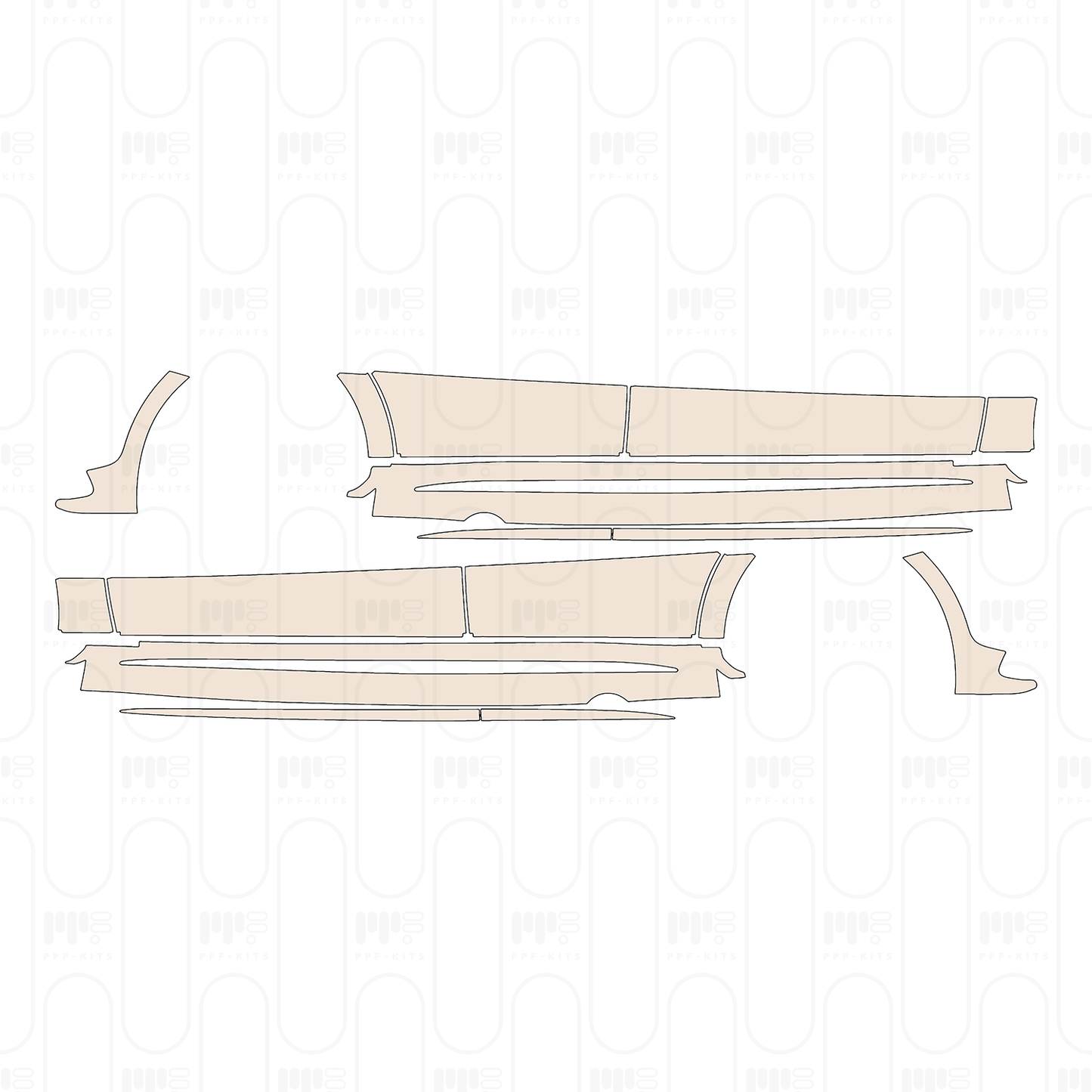 Rocker Panel with aerodynamic Package