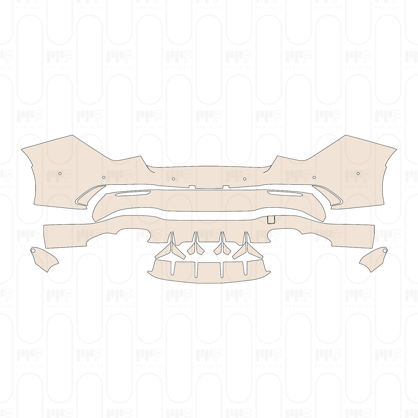 Rear Bumper with aerodynamic Package