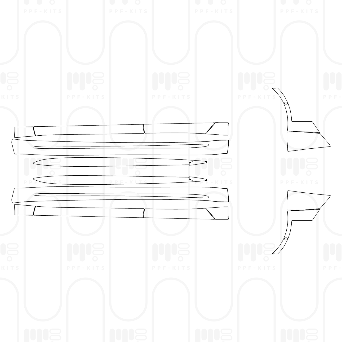 Pre-Cut PPF Xiaomi SU7 Ultra 2025