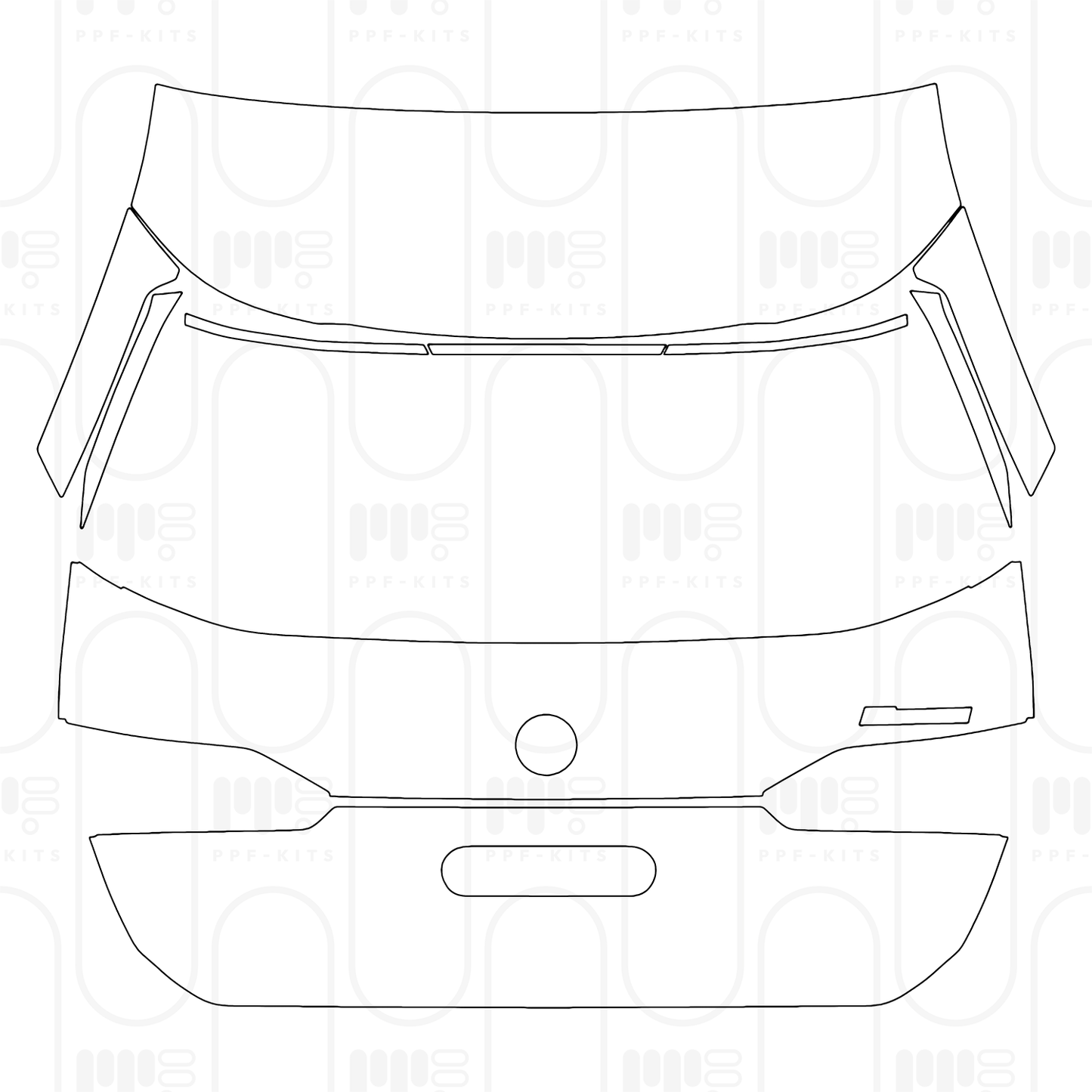 PPF prédécoupé BMW 5 Series Touring Base 2026