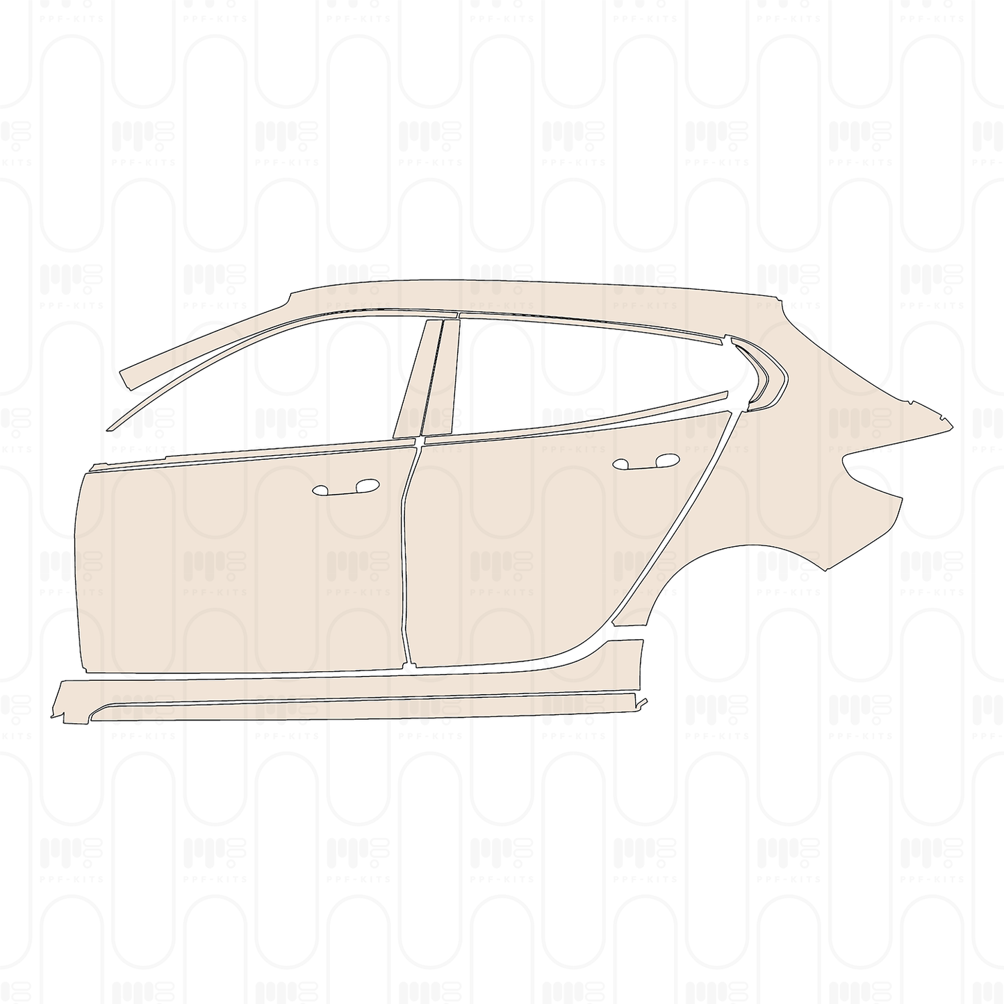 PPF prédécoupé BMW 1 Series 5-door Sports Hatch M135i 2024