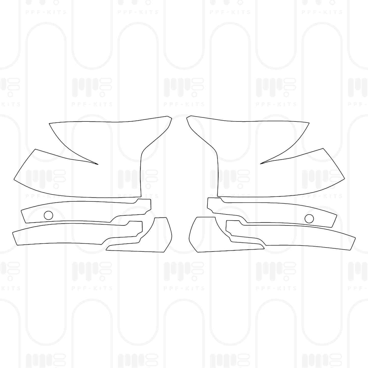 PPF prédécoupé BMW X3 Standard Wheelbase X3 M 2024