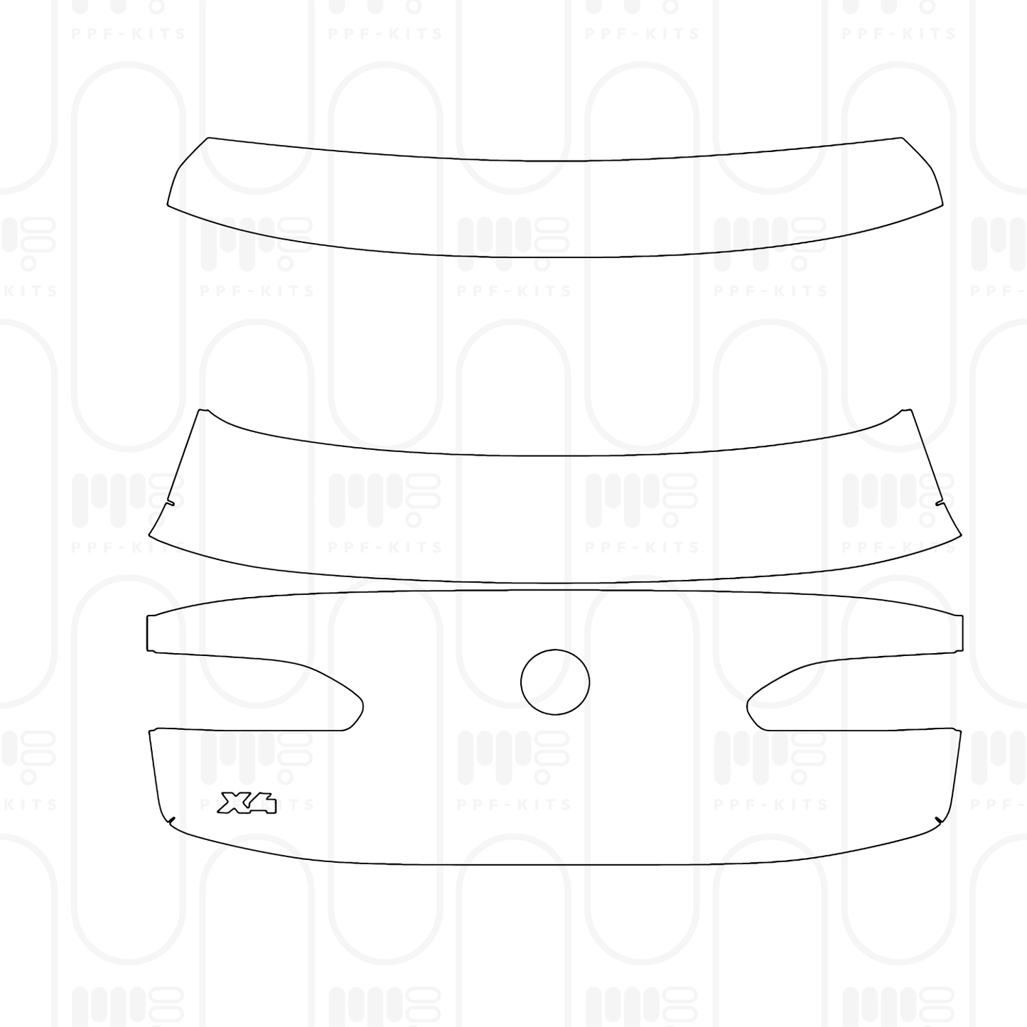 PPF prédécoupé BMW X4 M Sport 2025