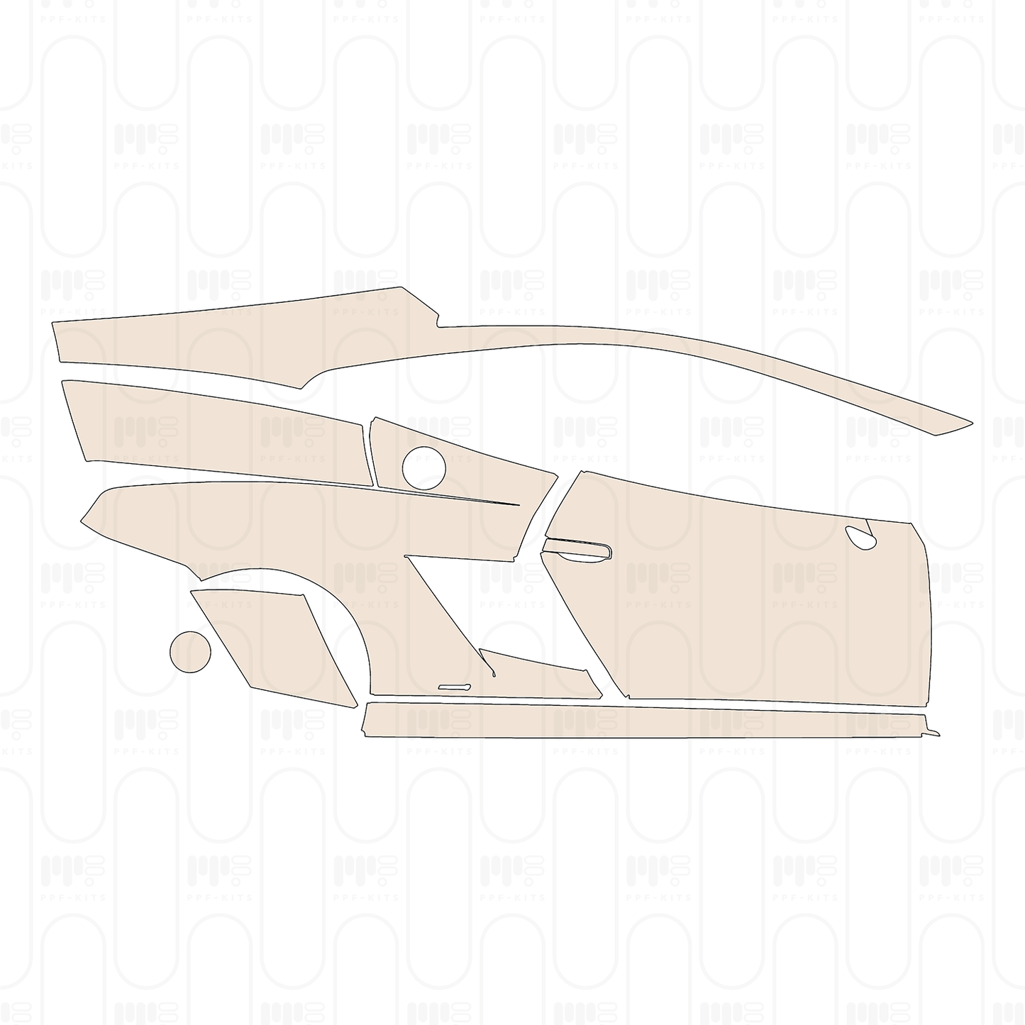 Pre-Cut PPF Lamborghini Gallardo LP 570-4 Superleggera 2011
