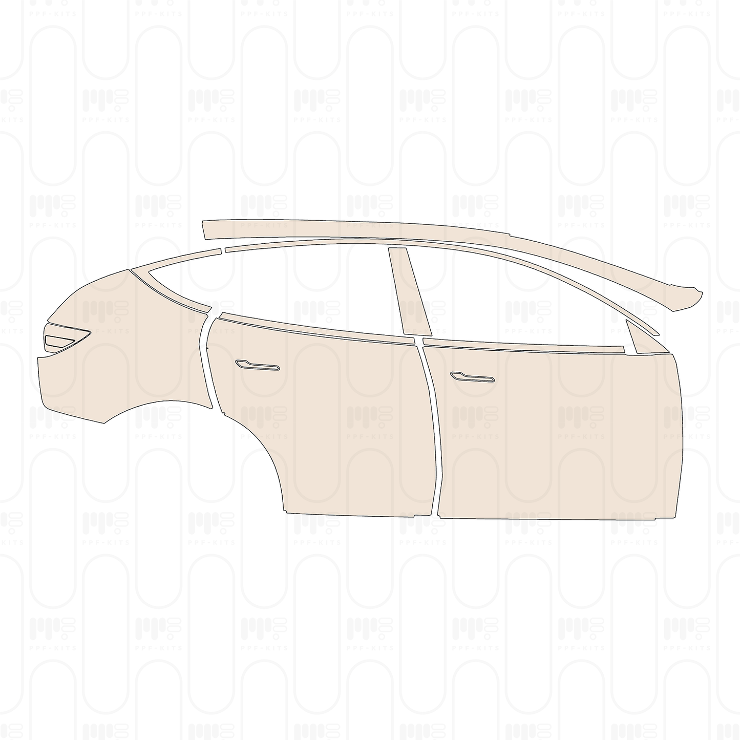 PPF prédécoupé Tesla Model Y (Juniper) Standard 2026
