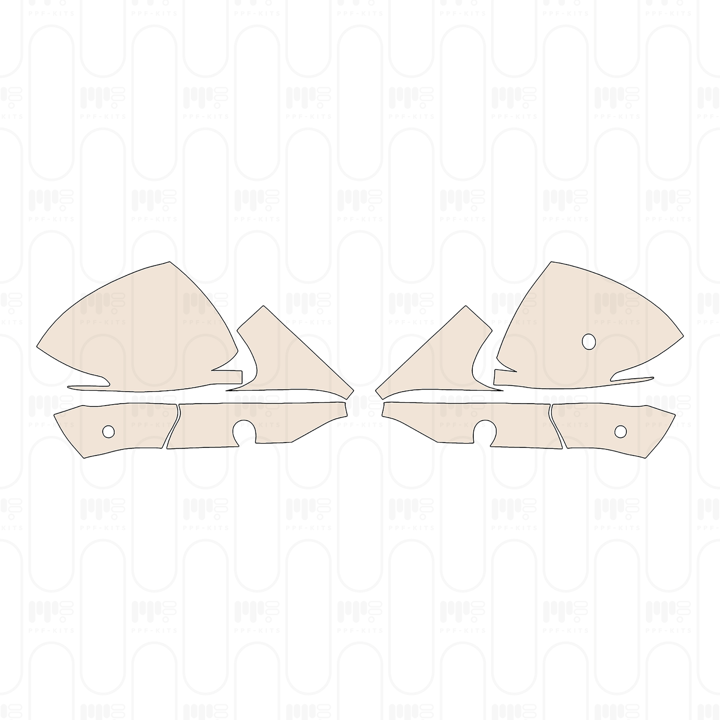 Pre-cut PPF pattern: Mirror - BYD Sealion 05 (CN) EV 2025