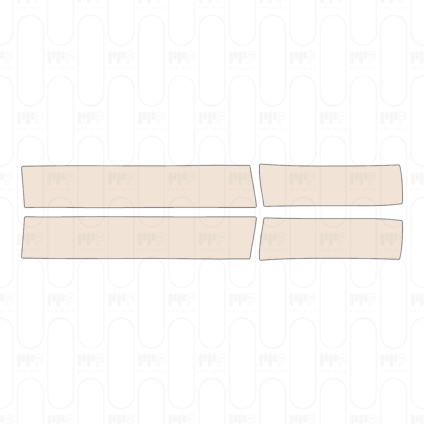 Pre-cut PPF pattern: Door Sill - Peugeot 308 (EU) GT 2025