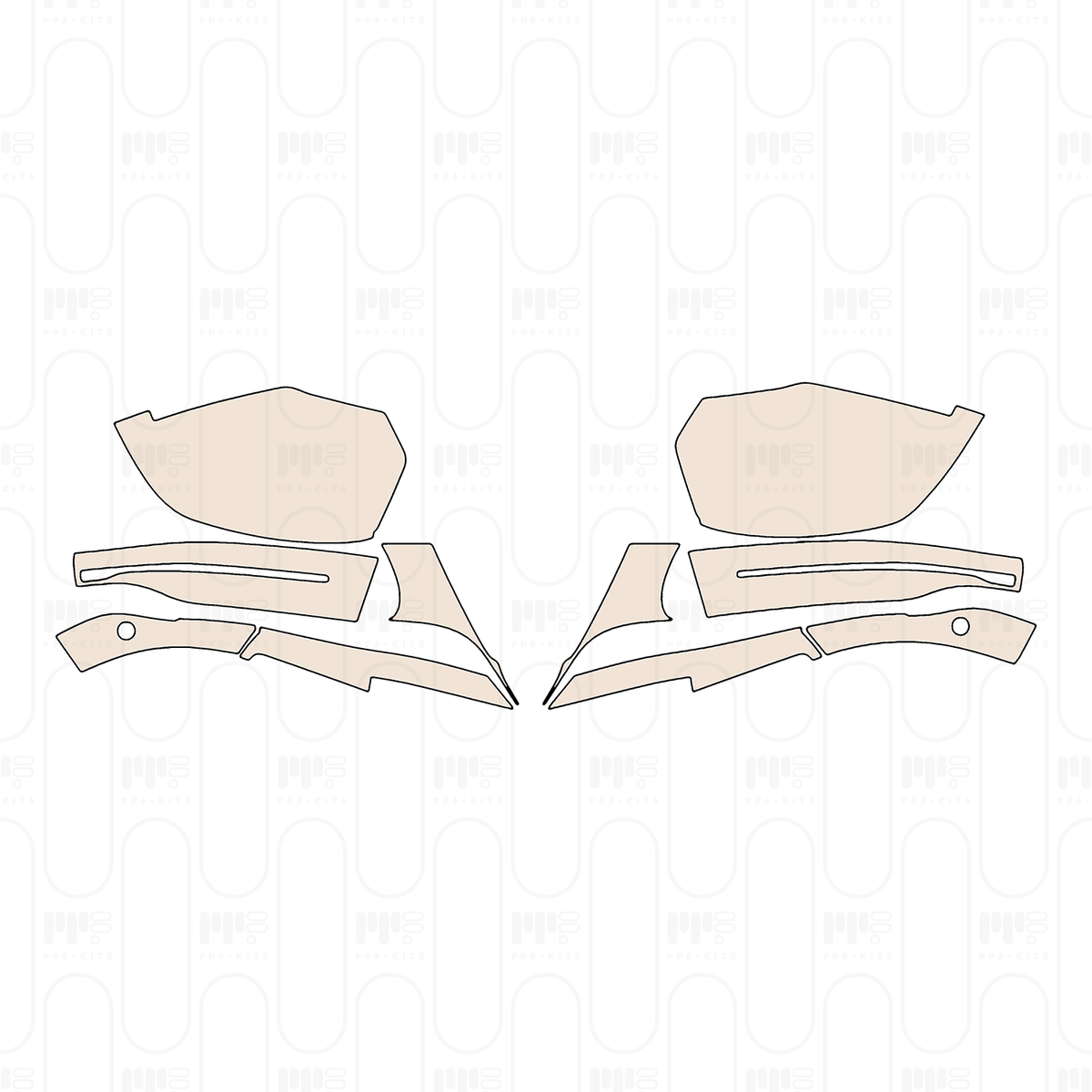 (right) Door+Rear Fender+Side Skirt