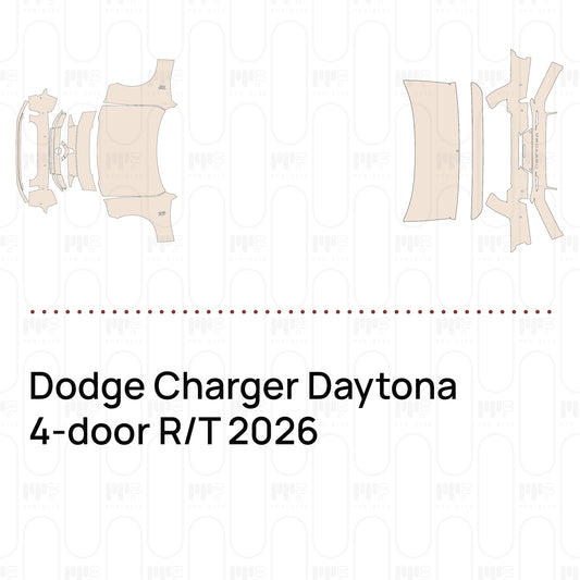 Dodge Charger Daytona 4-door R T 2026 – PPF prédécoupé