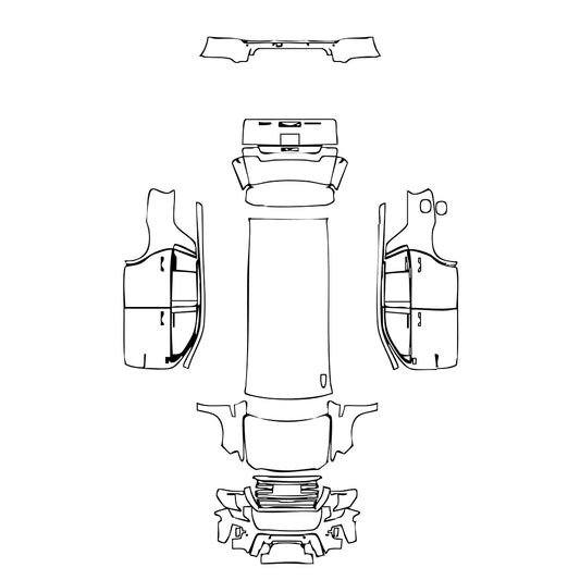 Pre-Cut PPF GMC Yukon AT4 2021 - PPF-Kits