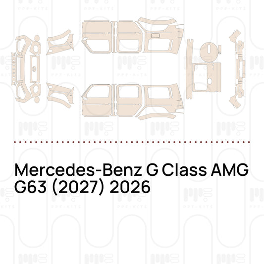 Mercedes-Benz G Class AMG G63 (2027) 2026 – Film de protection PPF prédécoupé