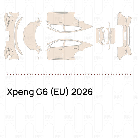 PPF prédécoupé Xpeng G6 (EU) 2026