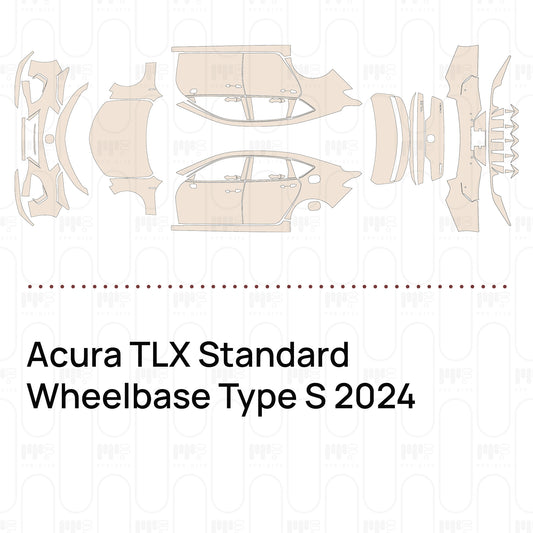 PPF prédécoupé Acura TLX Standard Wheelbase Type S 2024