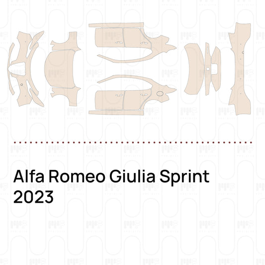 PPF prédécoupé Alfa Romeo Giulia Sprint 2023