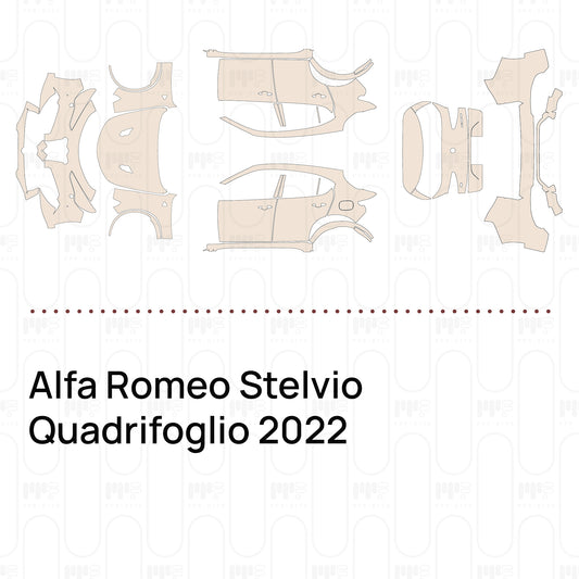 PPF prédécoupé Alfa Romeo Stelvio Quadrifoglio 2022