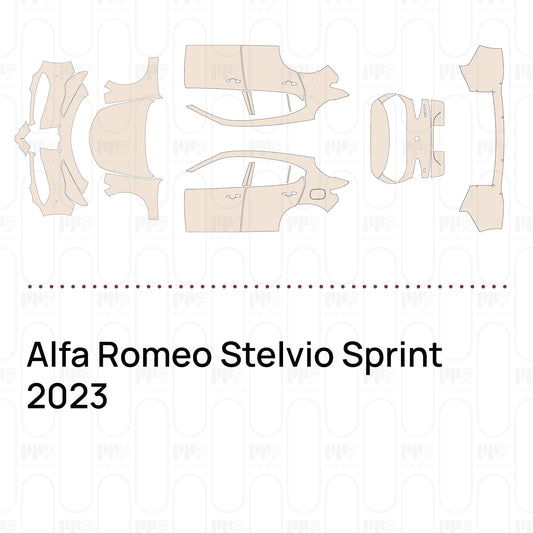 PPF prédécoupé Alfa Romeo Stelvio Sprint 2023