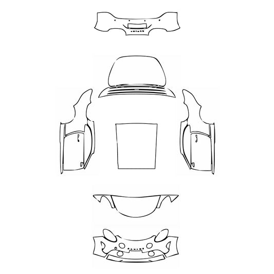 Pre-Cut PPF Alpine A 110 S 2023 - PPF-Kits