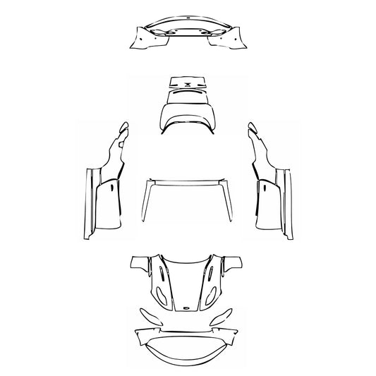 Pre-Cut PPF Aston Martin DB11 V8 Volante 2019 - PPF-Kits