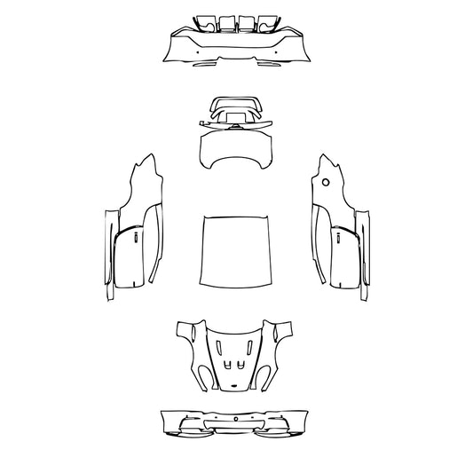 Pre-Cut PPF Aston Martin DBS 2017 - PPF-Kits