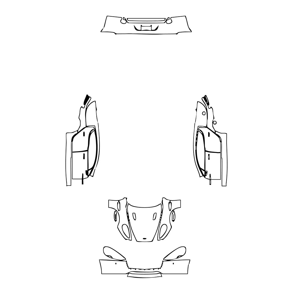 Pre-Cut PPF Aston Martin Rapide S 2017 - PPF-Kits