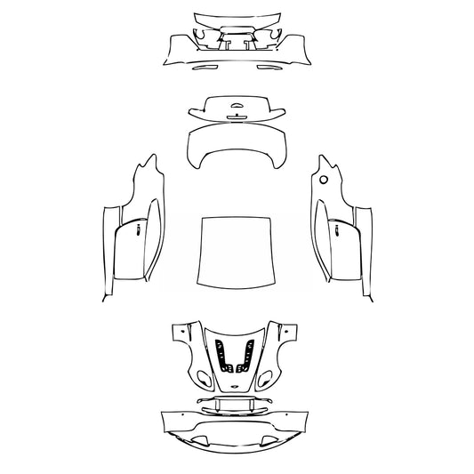 Pre-Cut PPF Aston Martin Vantage V12 Coupe 2017 - PPF-Kits