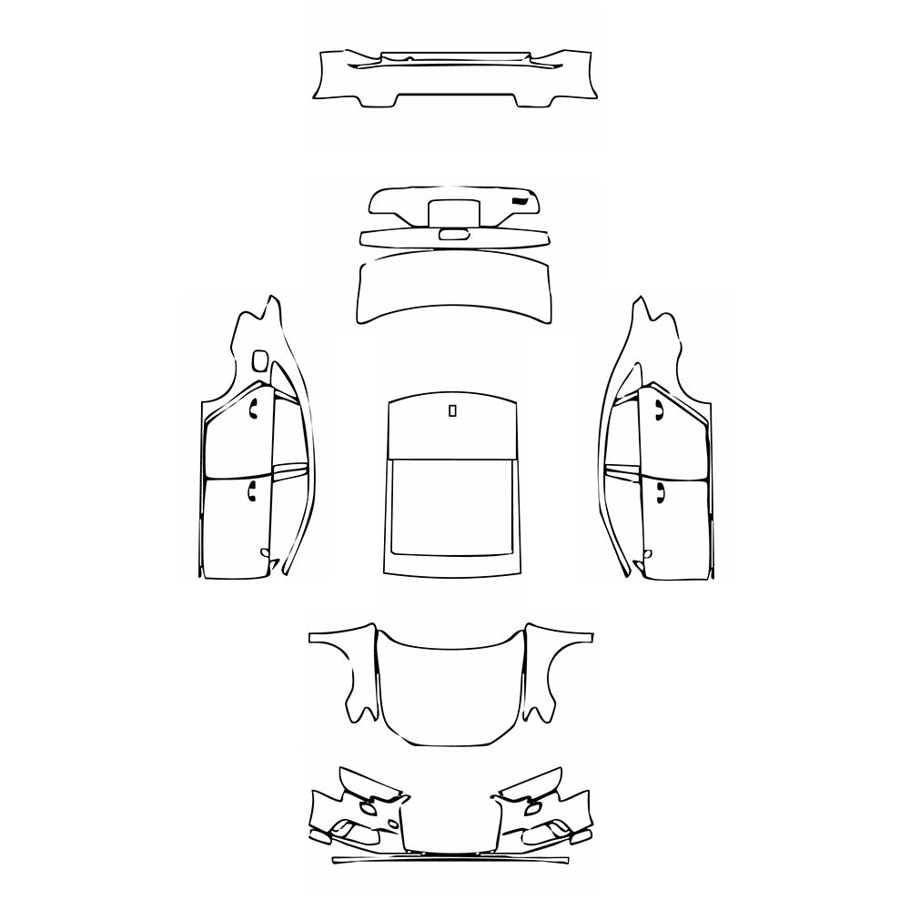 Pre-Cut PPF Audi A3 Limousine Base 2017 - PPF-Kits
