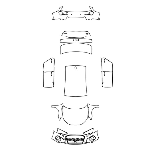 Pre-Cut PPF Audi A3 Limousine Base 2022 - PPF-Kits