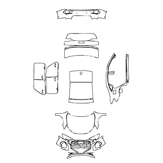 Pre-Cut PPF Audi A3 Limousine S3 2021 - PPF-Kits