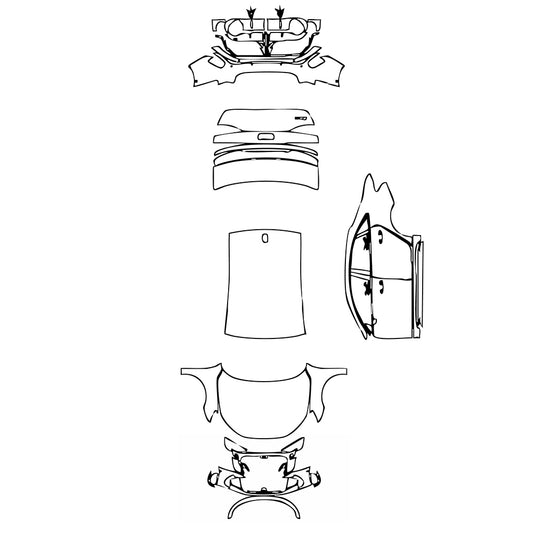 Pre-Cut PPF Audi A3 Sedan RS3 2025 - PPF-Kits