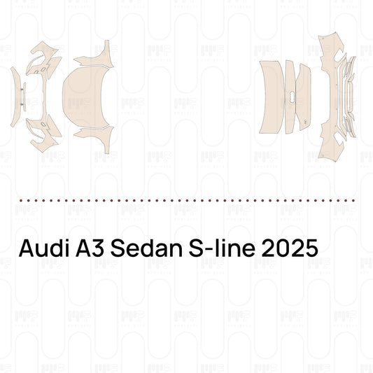 PPF prédécoupé Audi A3 Sedan S-line 2025