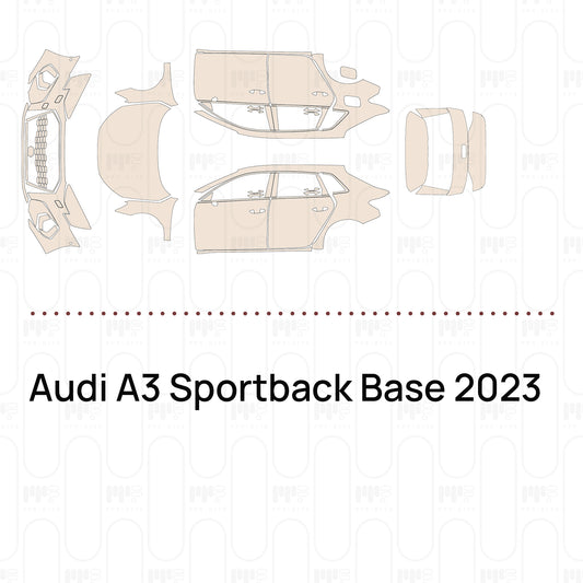 PPF prédécoupé Audi A3 Sportback Base 2023