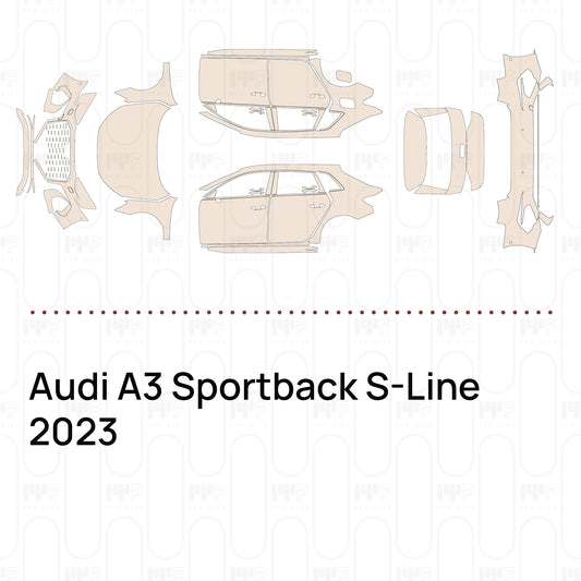 PPF prédécoupé Audi A3 Sportback S-Line 2023