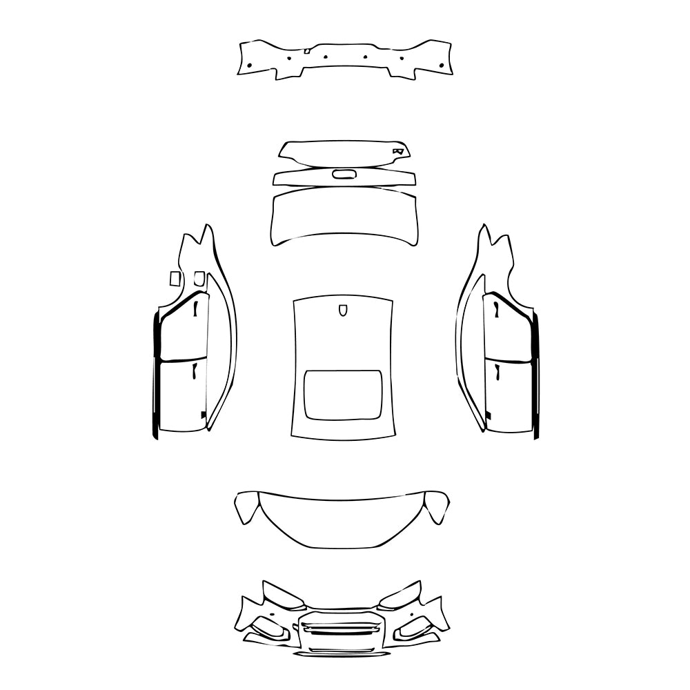 Pre-Cut PPF Audi A4 A4 Saloon Sedan Base 2022 - PPF-Kits
