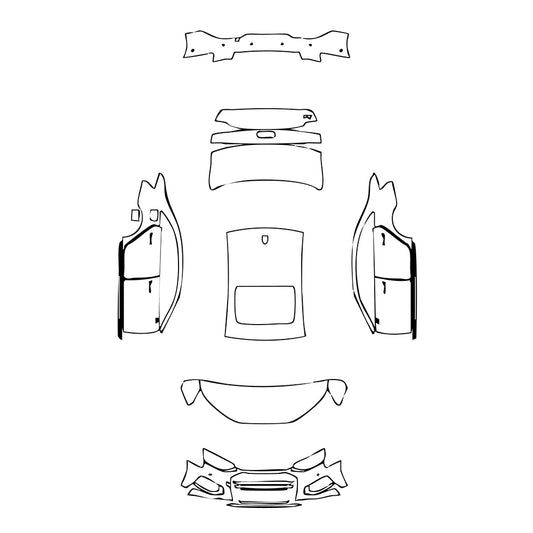 Pre-Cut PPF Audi A4 A4 Saloon Sedan Base 2023 - PPF-Kits