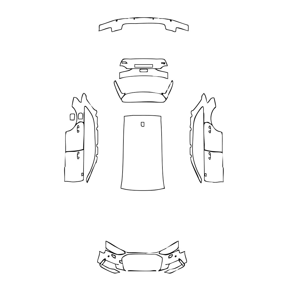 Pre-Cut PPF Audi A4 A4 allroad quattro 2022 - PPF-Kits