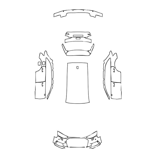 Pre-Cut PPF Audi A4 A4 allroad quattro 2024 - PPF-Kits