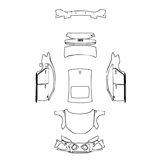 Pre-Cut PPF Audi A4 S4 Saloon Sedan 2022 - PPF-Kits