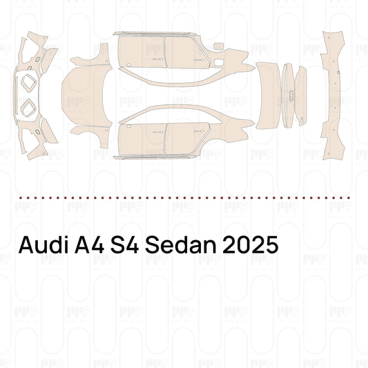 PPF prédécoupé Audi A4 S4 Sedan 2025