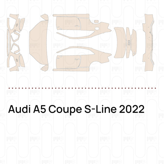 PPF prédécoupé Audi A5 Coupe S-Line 2022