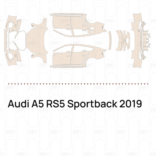 PPF prédécoupé Audi A5 RS5 Sportback 2019