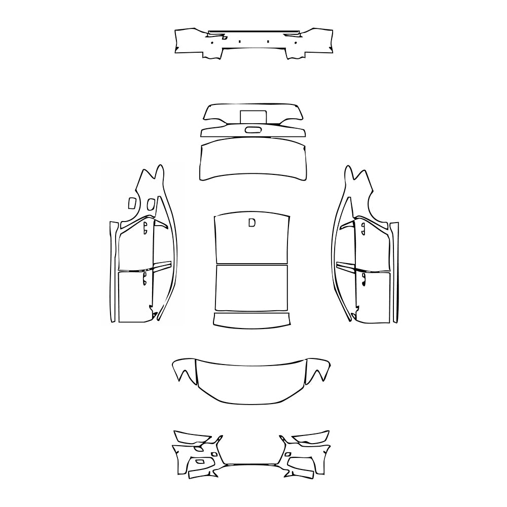Pre-Cut PPF Audi A6 A6L Base 2020 - PPF-Kits